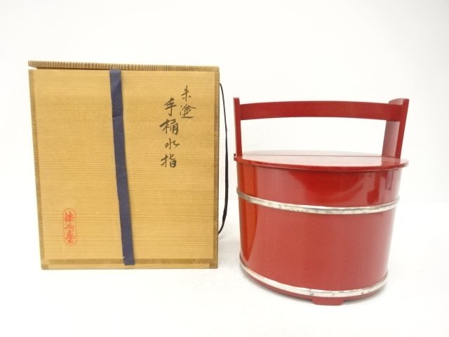 JAPANESE COLLECTIBLE / MADE BY OKAMOTO SHISSEN-DO; VERMILION-LACQUERED